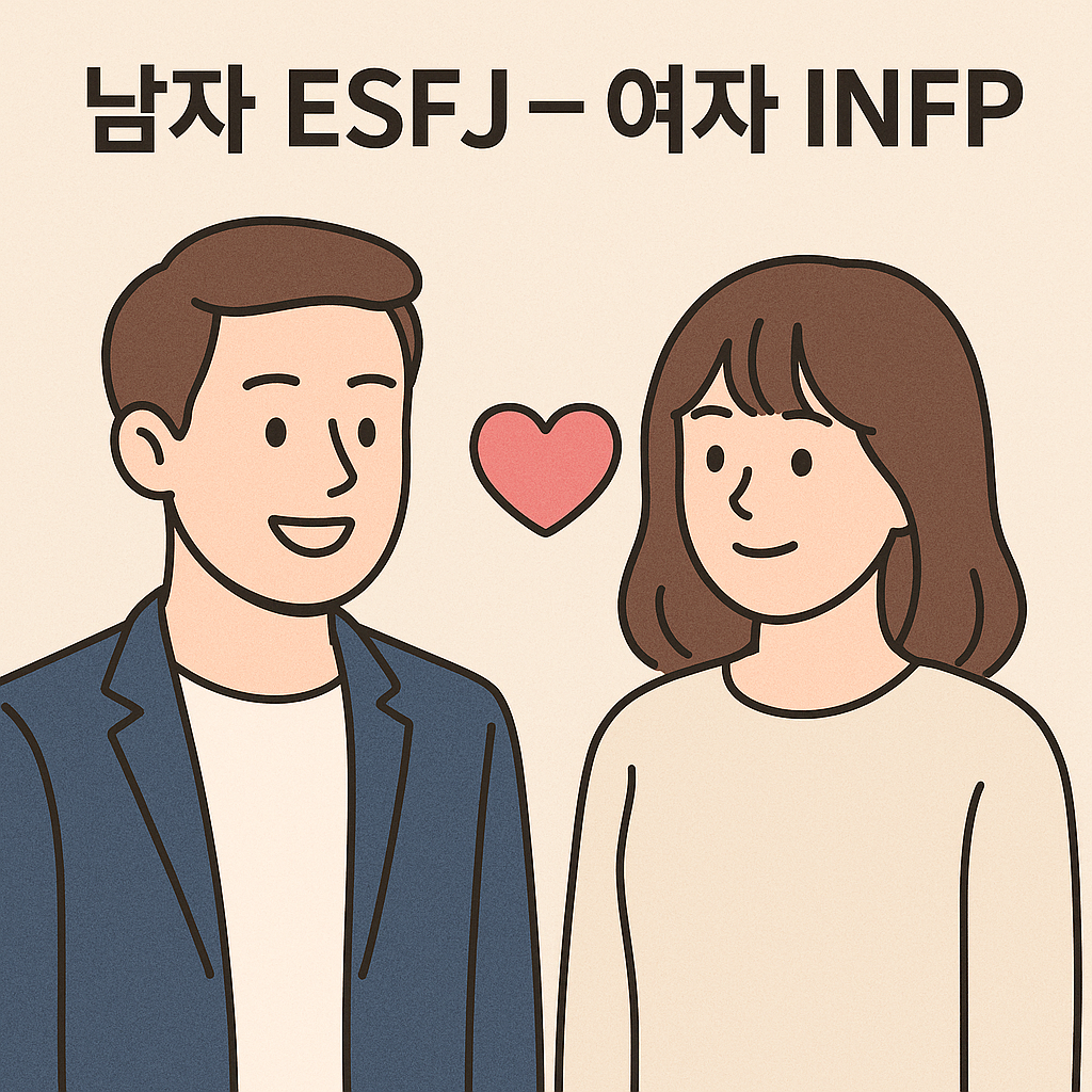남자 ESFJ 여자 INFP, 끌리지만 엇갈리는 이유: 연애·궁합·이별 완전 정리