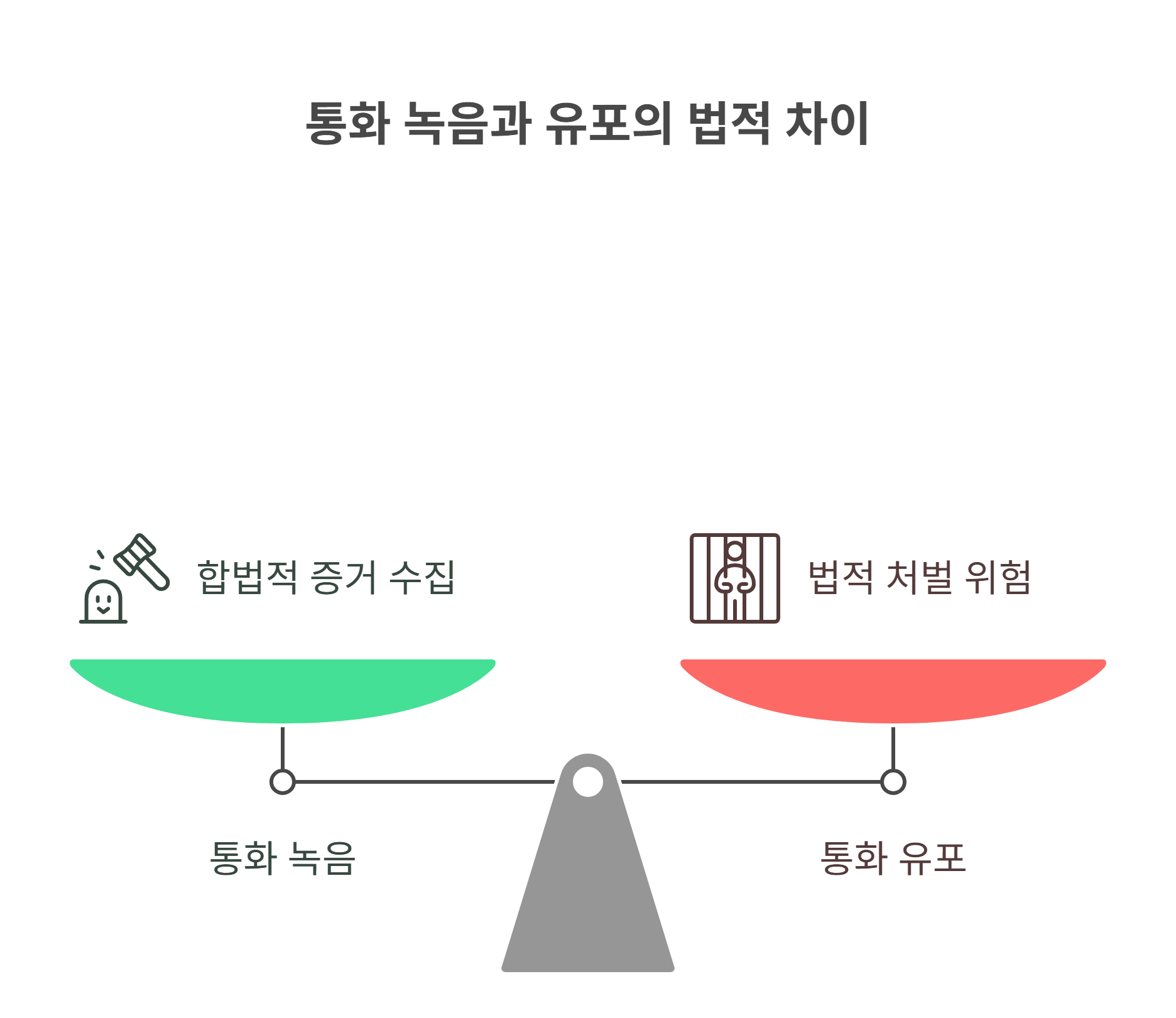 통화녹취는 합법일까? 유포는 위법일까?