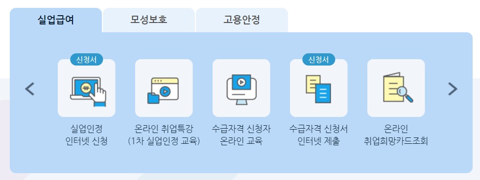 실업급여 수급자격 신청교육