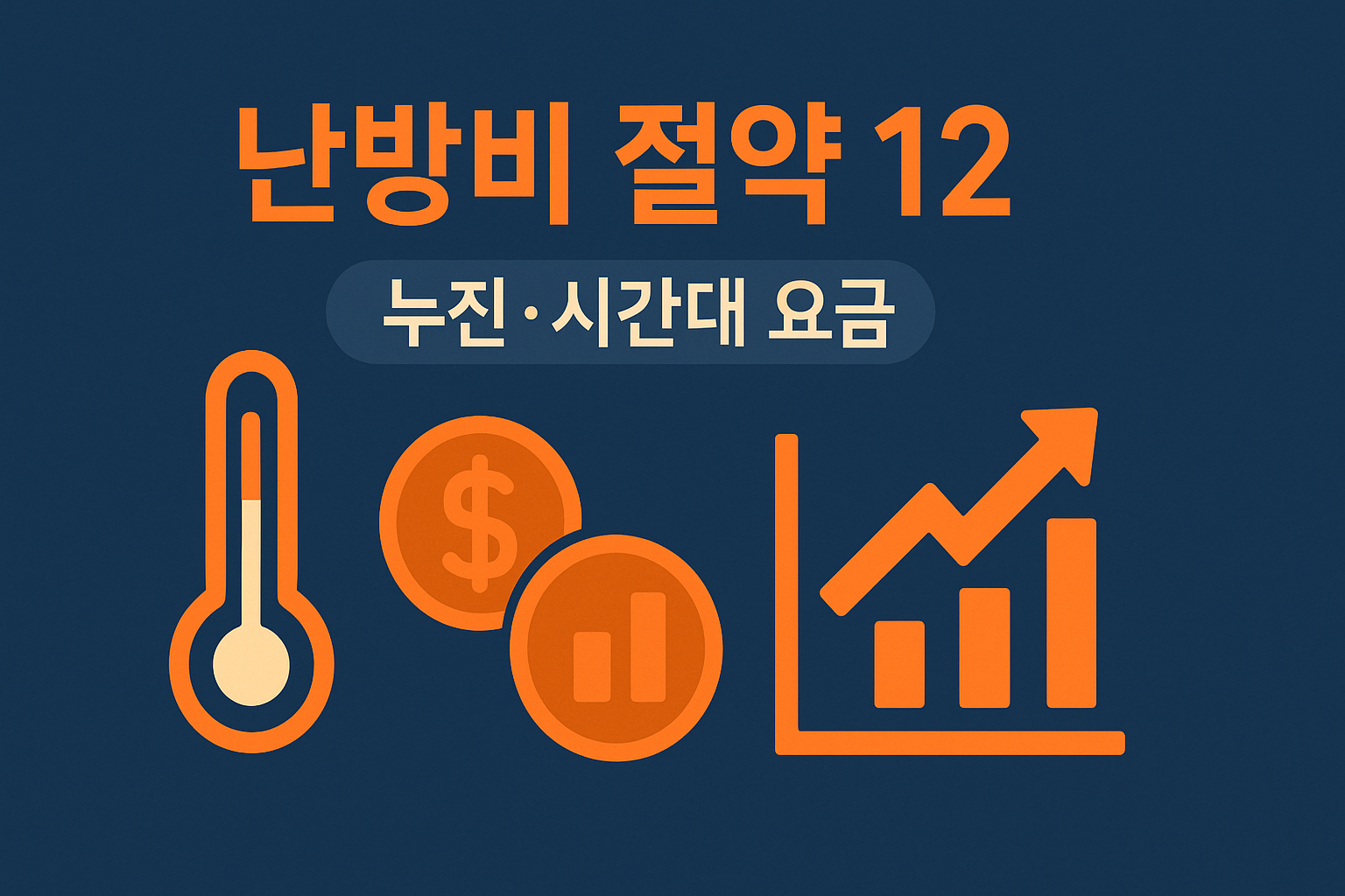 겨울 난방비 절약 12가지 핵심 인포그래픽