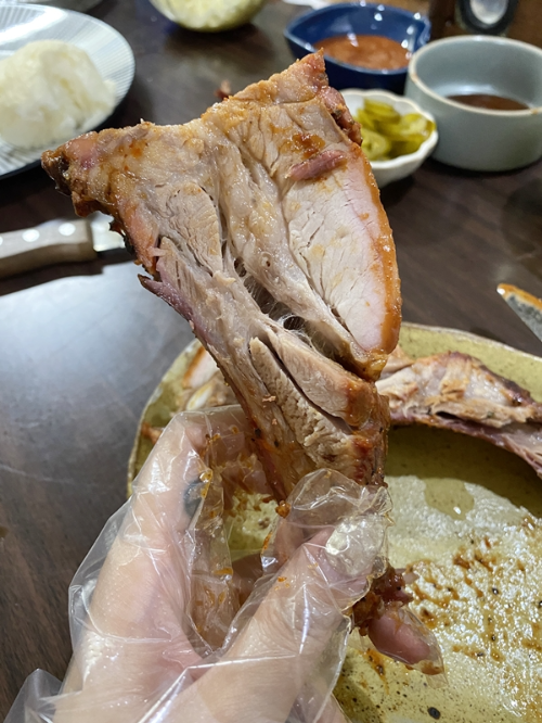한돈 등갈비 바베큐