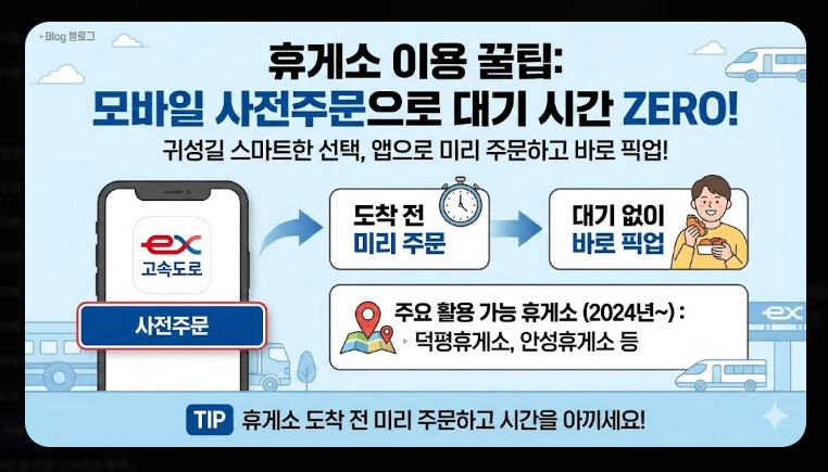 2026 설날 귀성길 휴게소 맛집 BEST 10