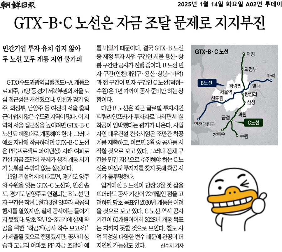 GTX의 노선