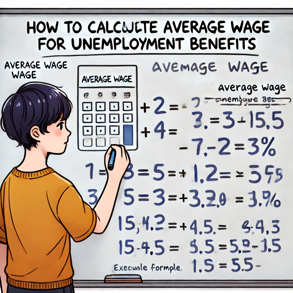 실업급여를 위한 평균임금 계산 방법 예시 - 계산 공식과 예시 포함
