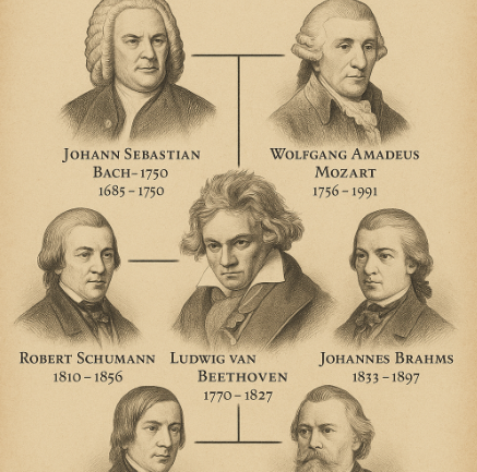 작곡가 계보관련 이미지