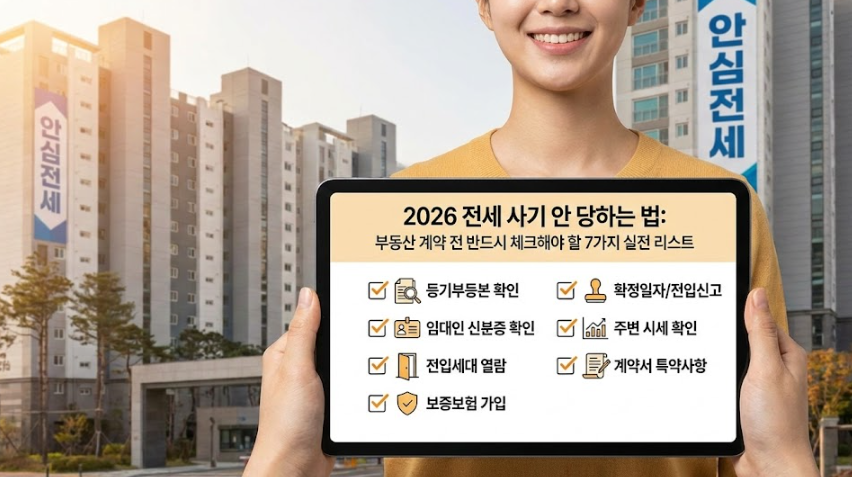 2026 전세 사기 안 당하는 법: 부동산 계약 전 반드시 체크해야 할 7가지 실전 리스트