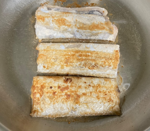 갈치구이+연근가루