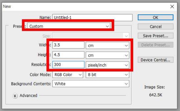 여권 사진 규격 맞추기