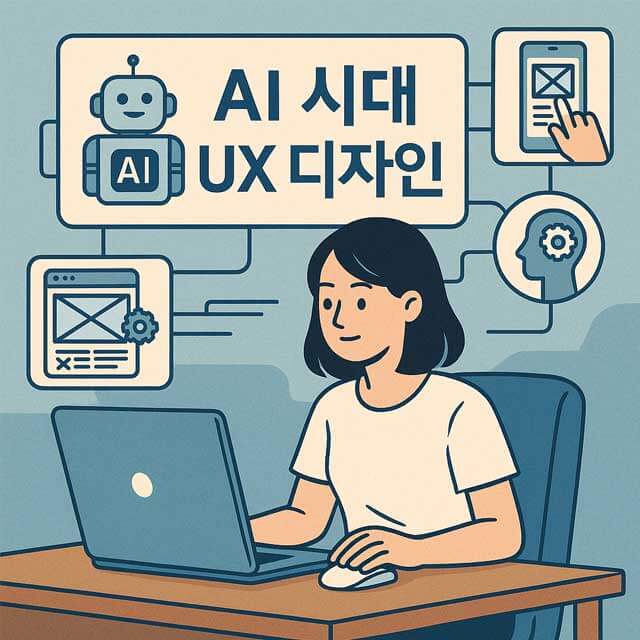 AI 시대 UX 디자인 이미지