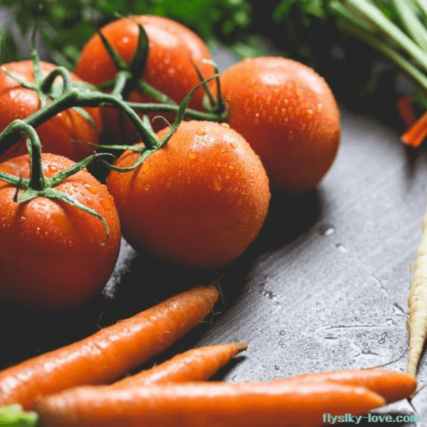 토마토와 어울리는 당근