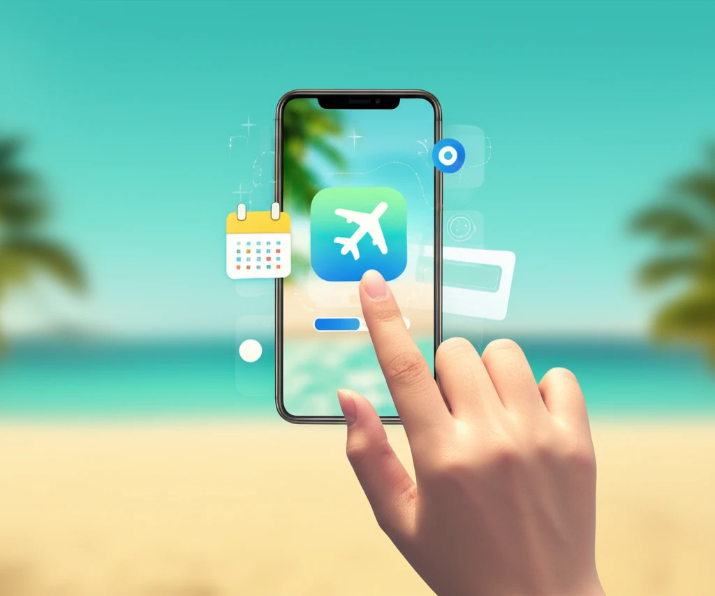 모바일 체크인과 셀프 백드랍으로 완성..