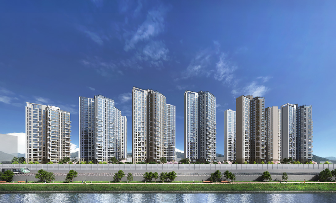 청계리버뷰자이 조감도