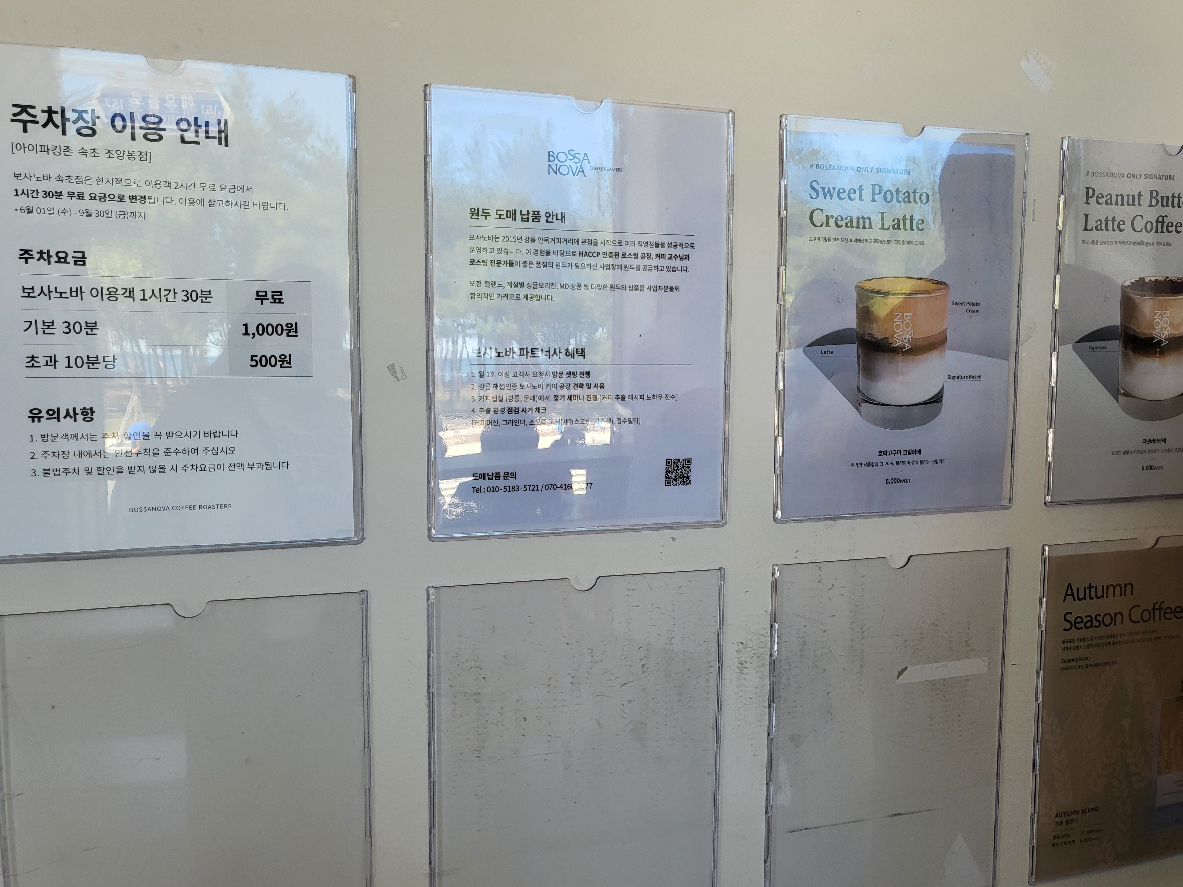 보사노바 - 이용안내