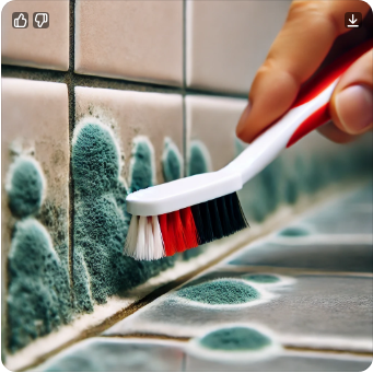 【욕실 곰팡이 제거법】초보도 5분이면 끝! ✦ 완전 제거 루틴 6단계 공개