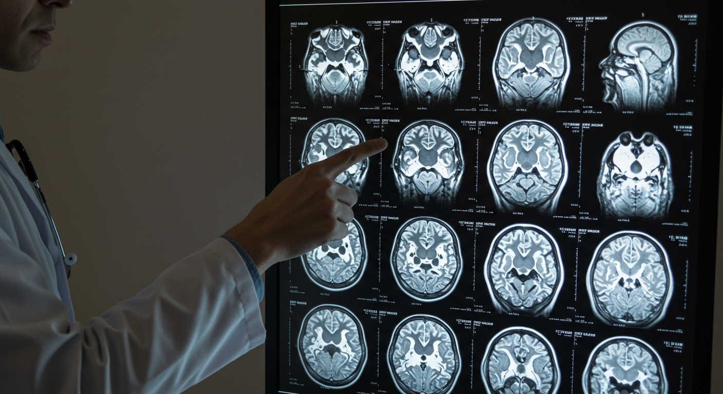 뇌 스캔 비교 이미지