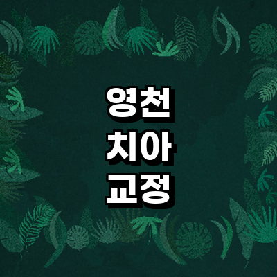 영천시 교정 치과