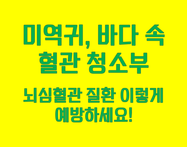 혈관청소부 미역귀