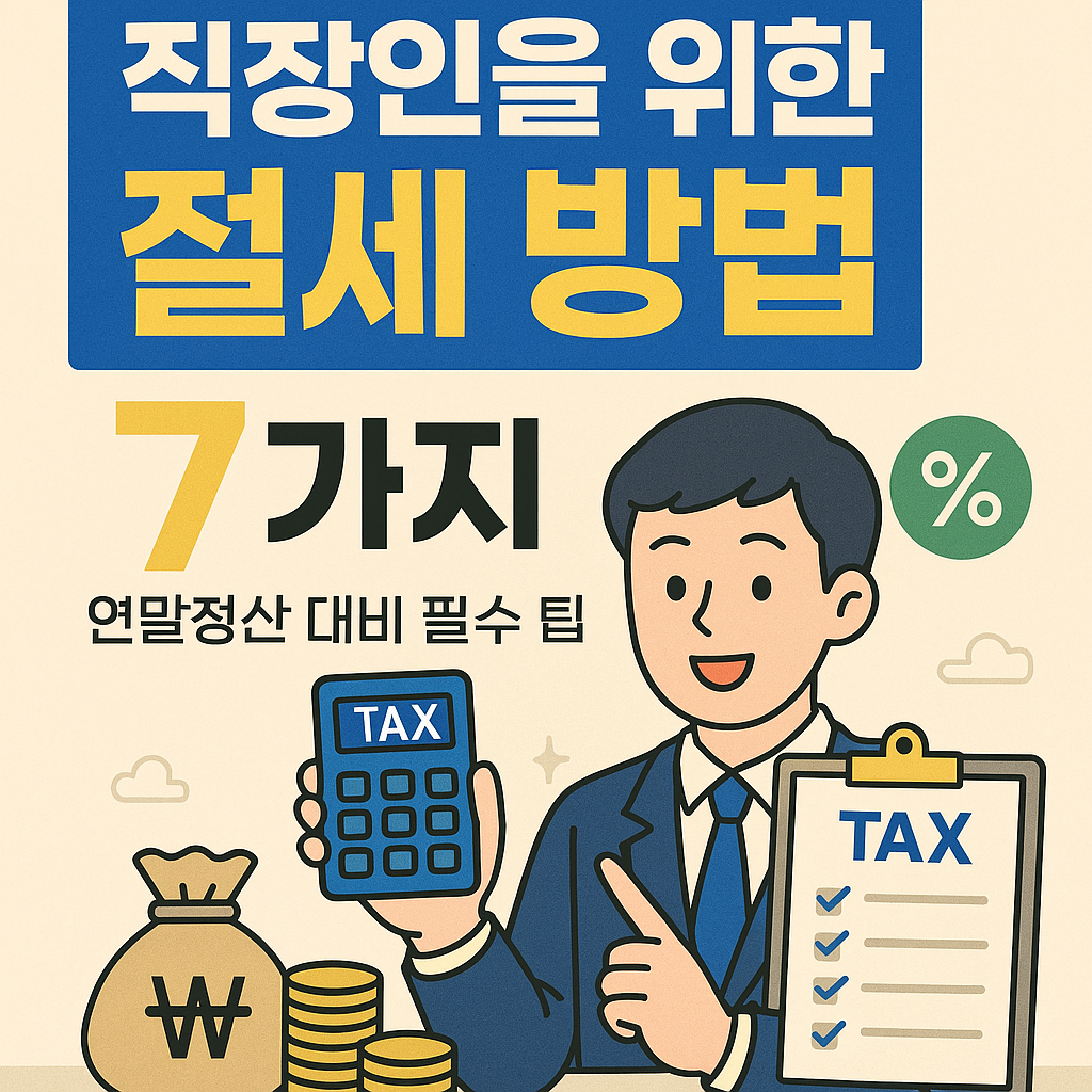 직장인을 위한 절세 방법 7가지 &ndash; 연말정산 대비 필수 팁