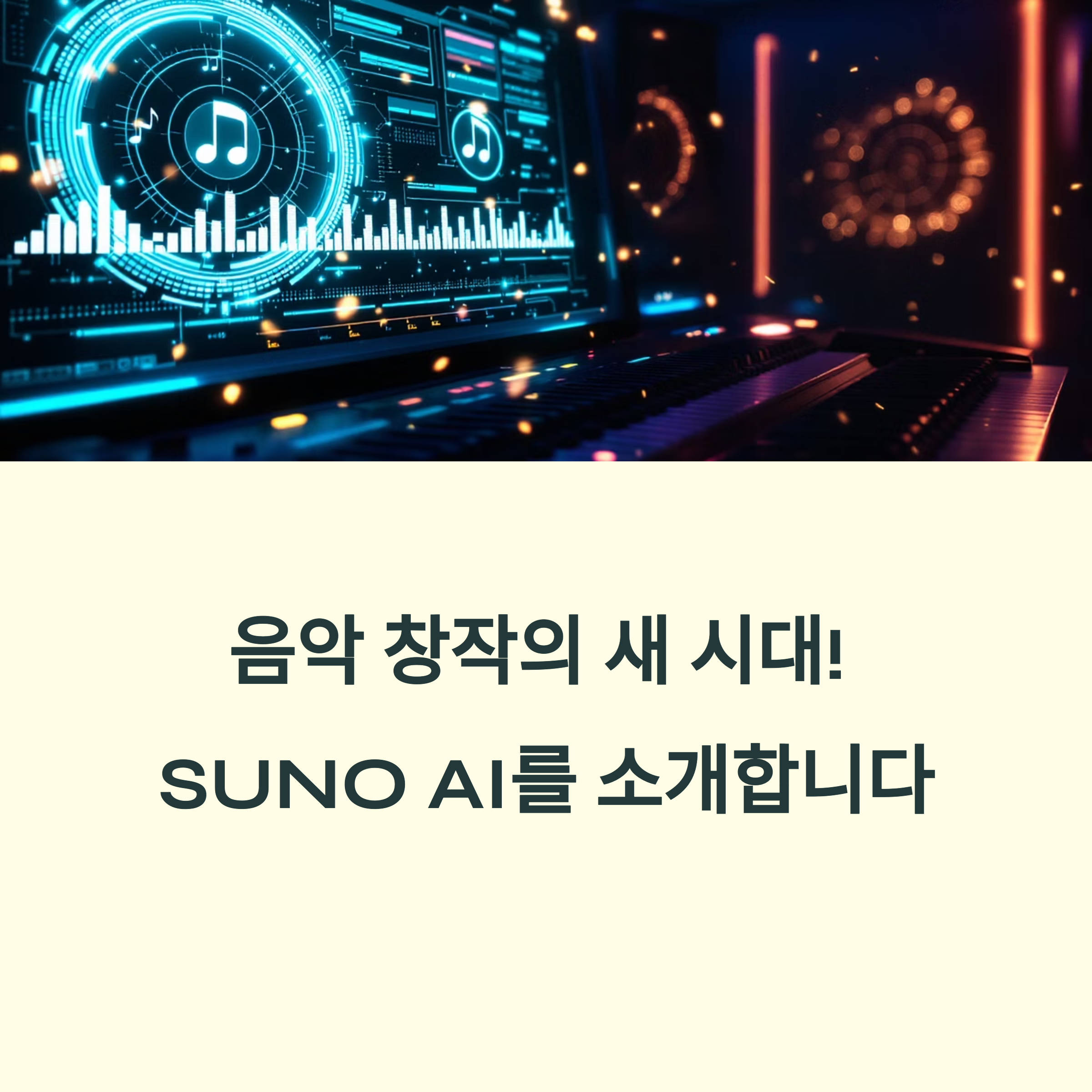SUNO AI로 노래 만들기
