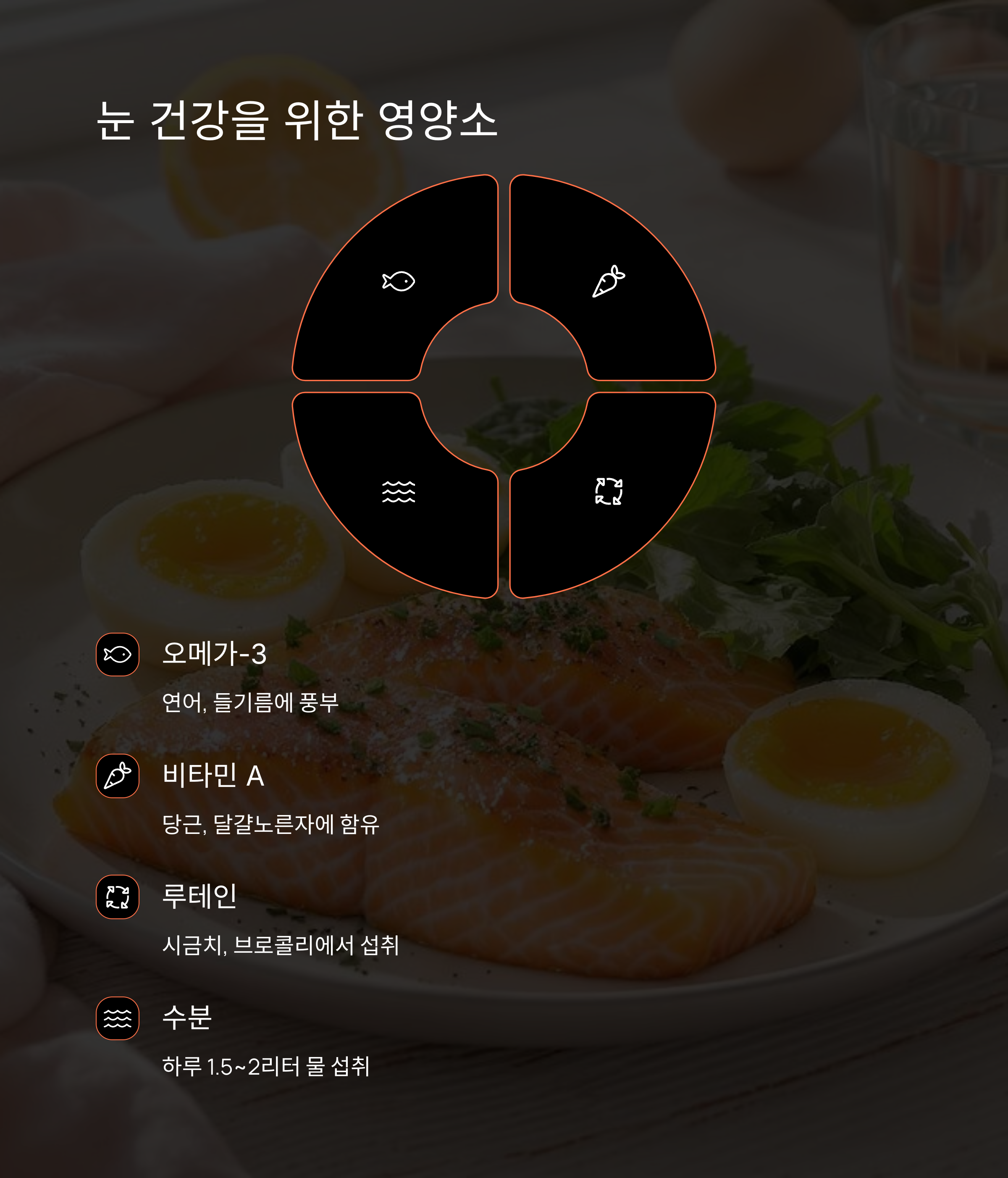 눈 건강을 위한 영양소