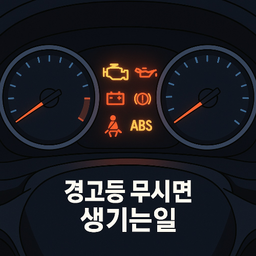 자동차 계기판 경고등 무시하면 생기는일