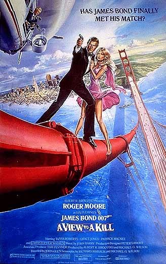 영화 007 뷰 투 어 킬 포스터