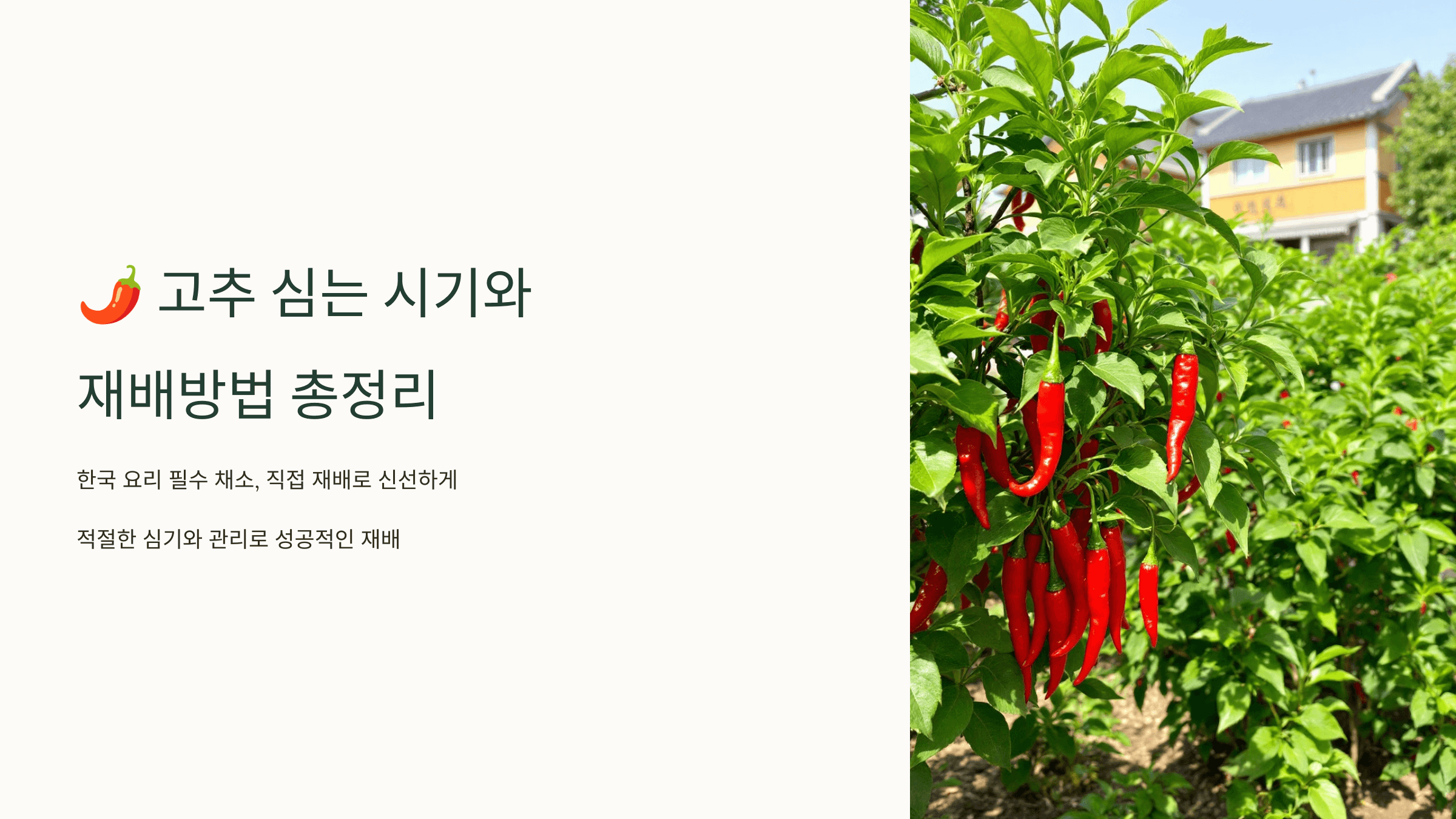 고추 사진입니다.