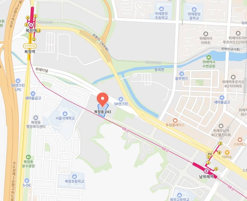 복정역 에피트 성남복정1지구 B1 블록 분양 위치