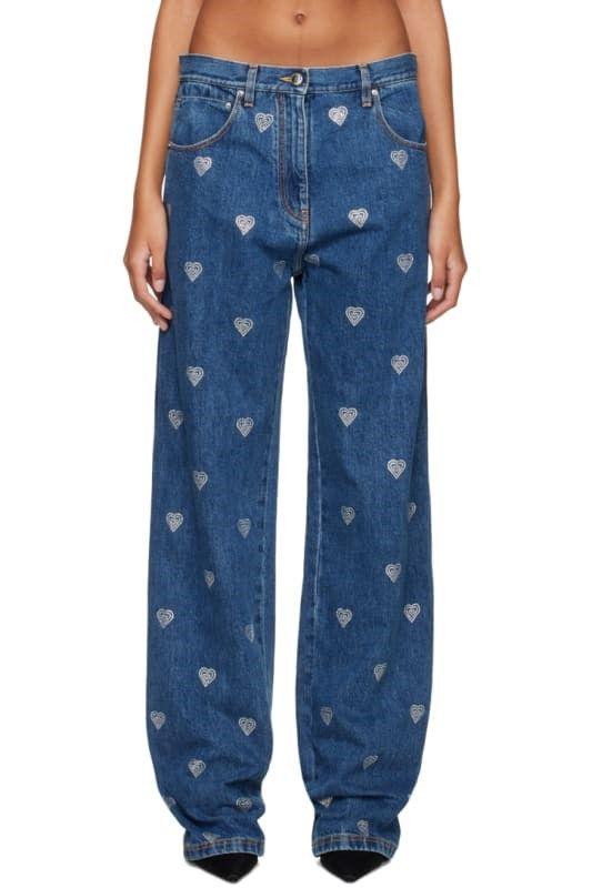 Mach Mach 블루 하트 데님 Blue Heart Jeans 12340301