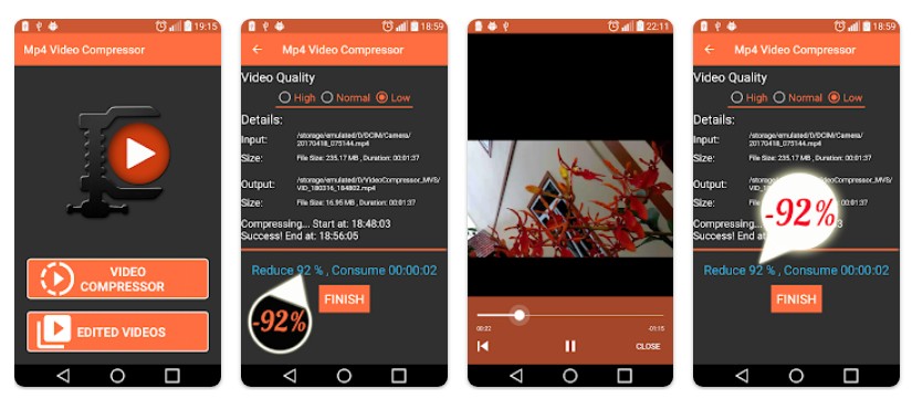 비디오 압축앱기능