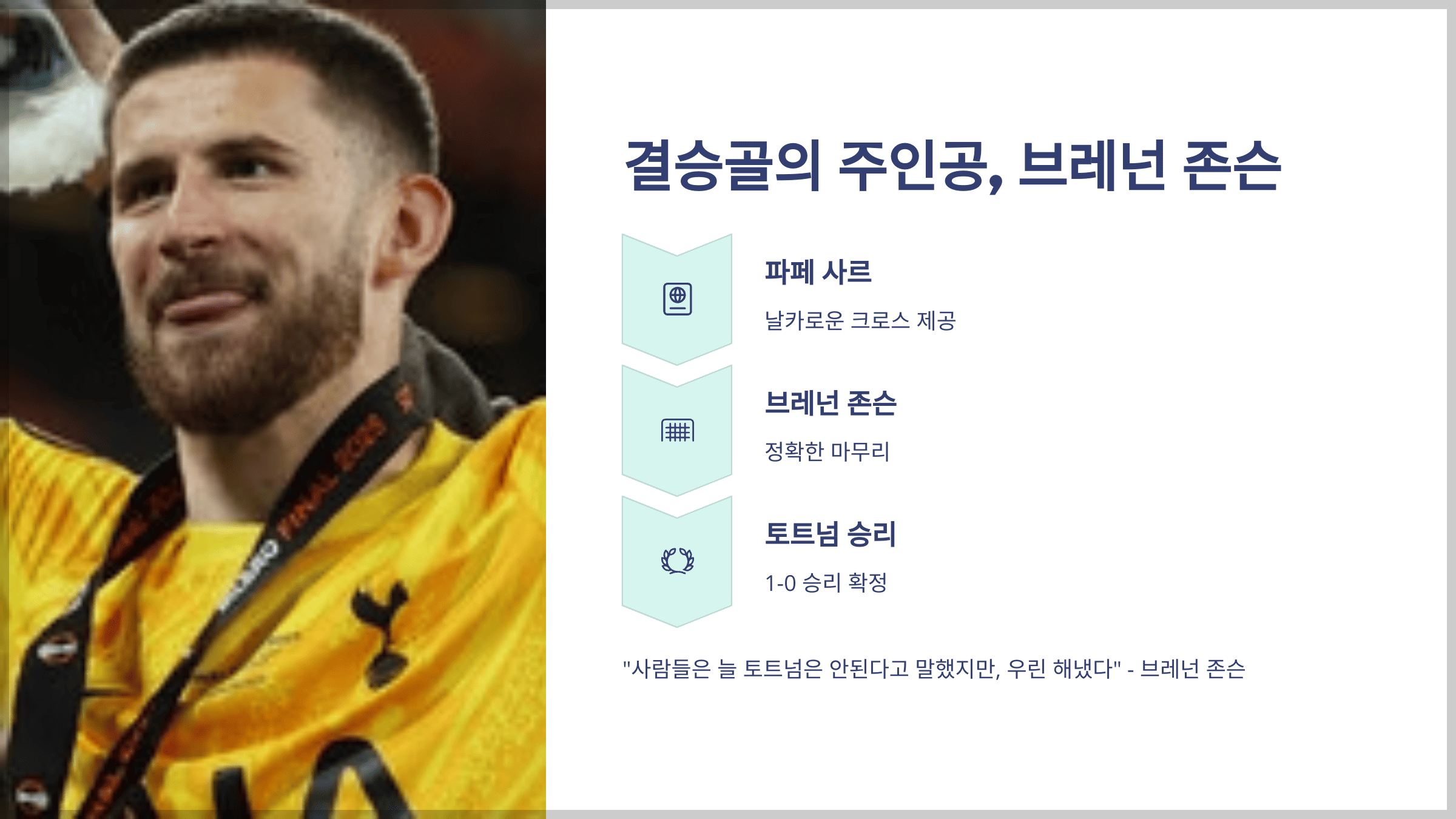 결승골의 주인공, 브레넌 존슨