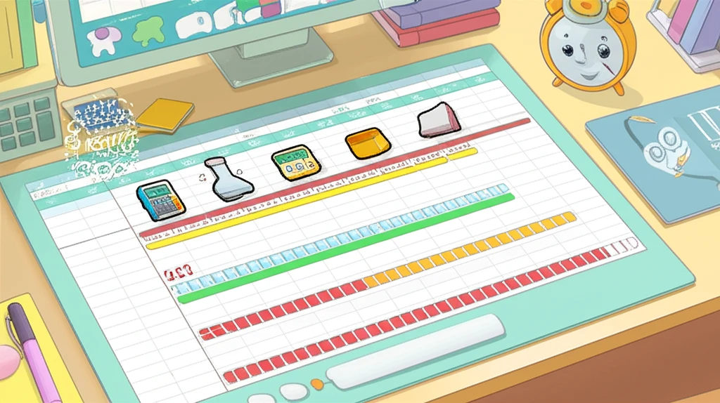 엑셀 공부 계획표로 학습 관리 효율을..