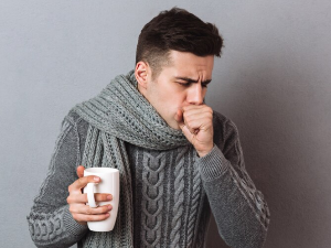 목이 간질간질 하면서 기침이 나요