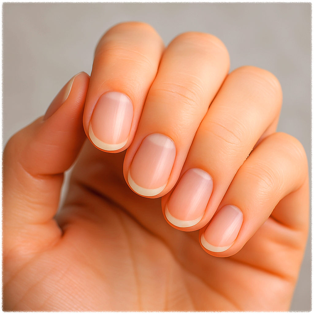 깨끗하고 건강한 손톱의 이미지