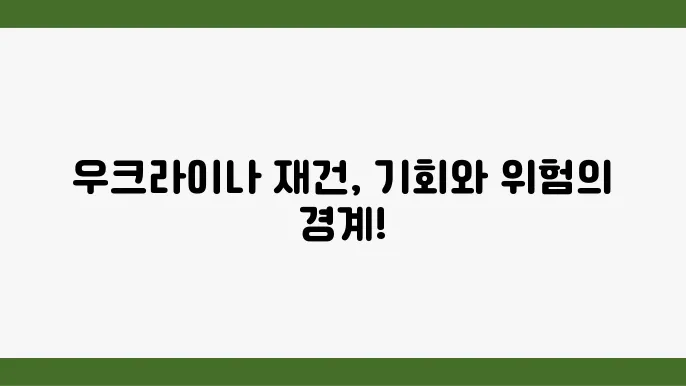 우크라이나 재음 관련주 - 우크라이나 재음 관련주 전망, 주요 기업 분석, 투자 리스크 평가