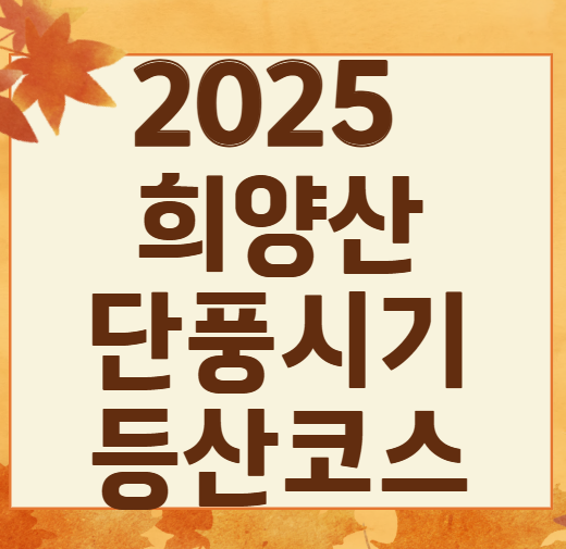 희양산 단풍 절정 시기 언제? 등산 추천 코스 ❘ 문경 가을 여행 명소