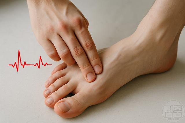 혈관 막힘 증상 치료 발등 맥박