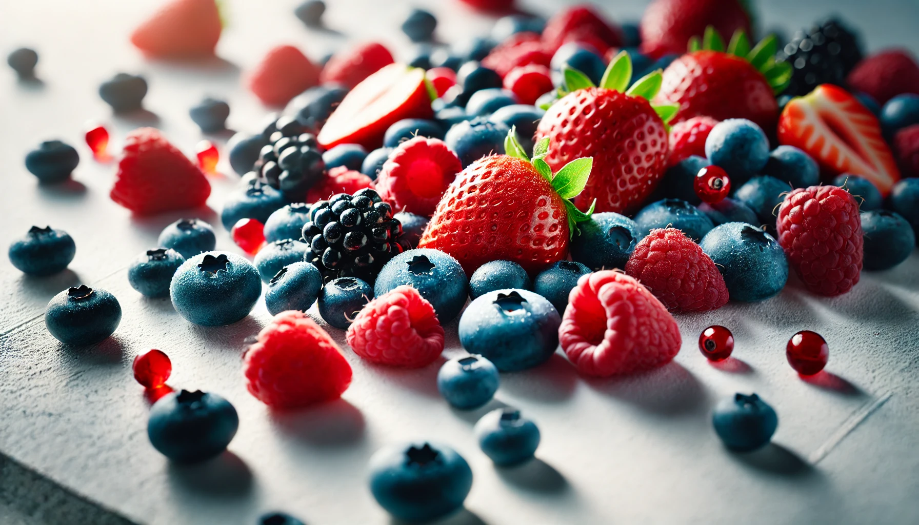 베리류 (블루베리, 딸기, 라즈베리)