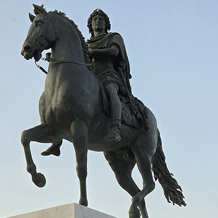 리옹 벨꾸르 광장 루이14세 기마상