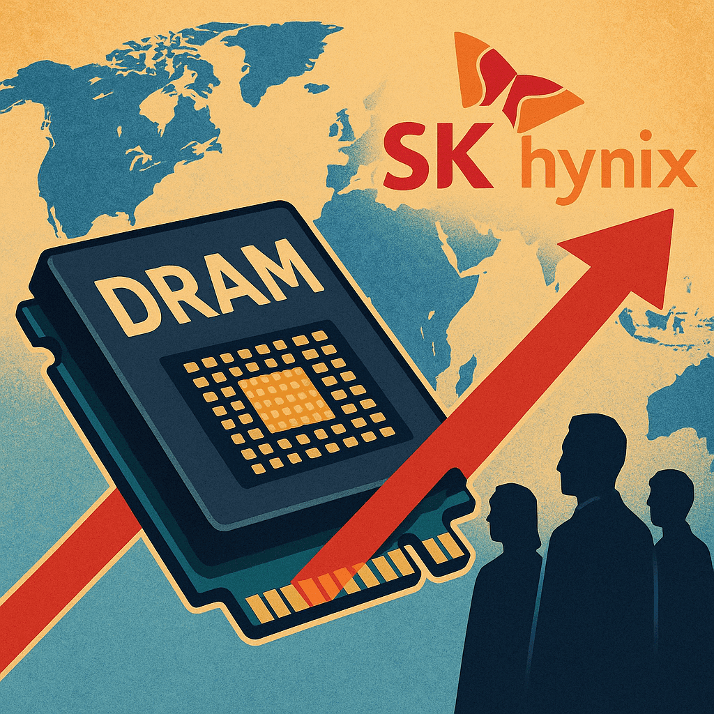 반도체 시장 재편: SK하이닉스 D램 시장 역전에서 보는 반도체 투자 전망