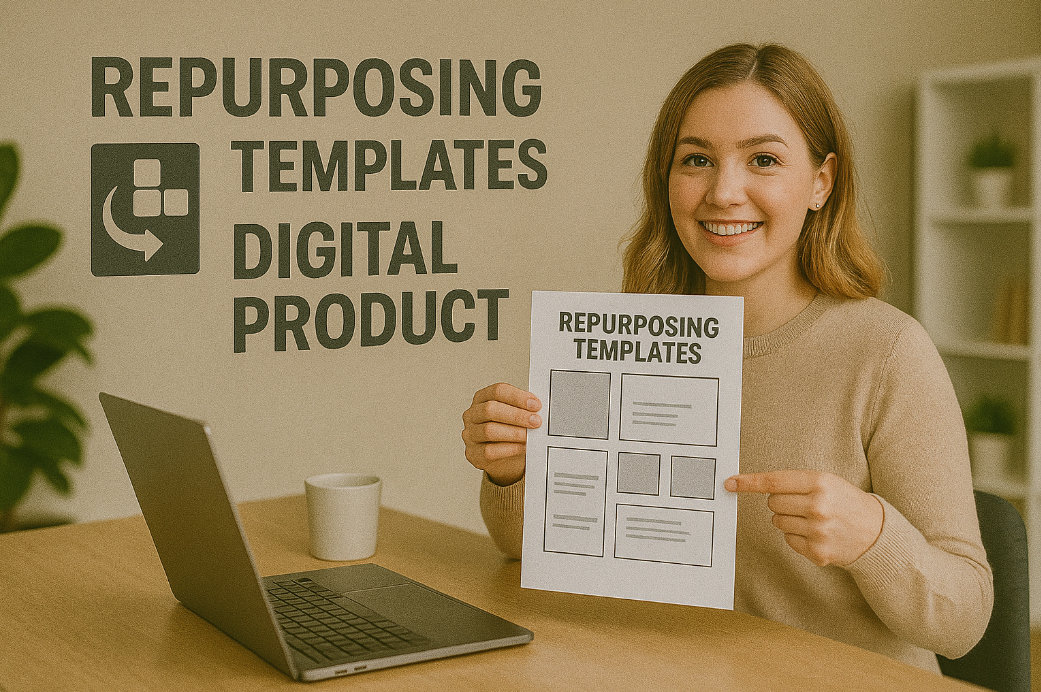 리퍼포징 템플릿 판매로 디지털 상품 패시브 인컴 창출