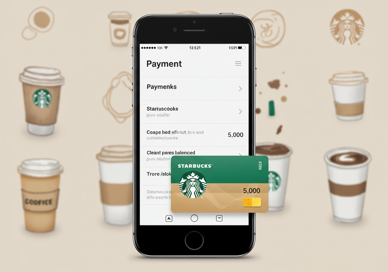 스타벅스 카드 앱으로 잔액 확인하는 가장 쉬운 방법