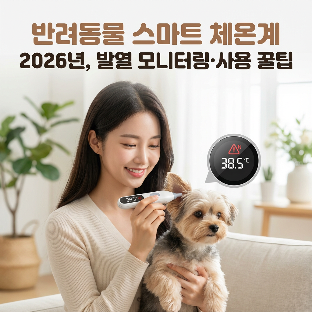 반려동물 스마트 체온계 2026년 ｜ 발열 모니터링&middot;사용 꿀팁