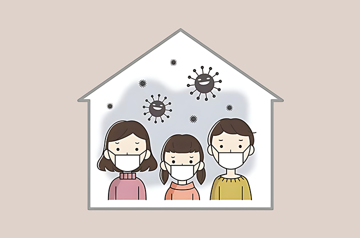 바이러스-전파를-예방하는-가족