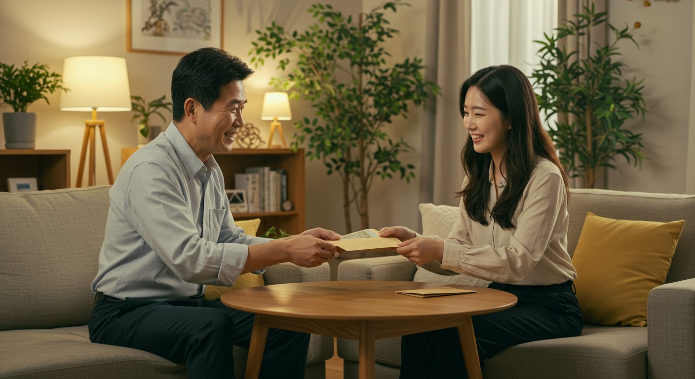 가족 간 자녀 현금 증여, 세금 없이 2억5000만원까지 가능한 법 PPT