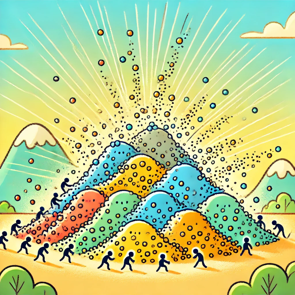 적진성산 (積塵成山) 작은 것이 쌓여 큰 산이 된다 - 1. 적진성산의 정의와 유래