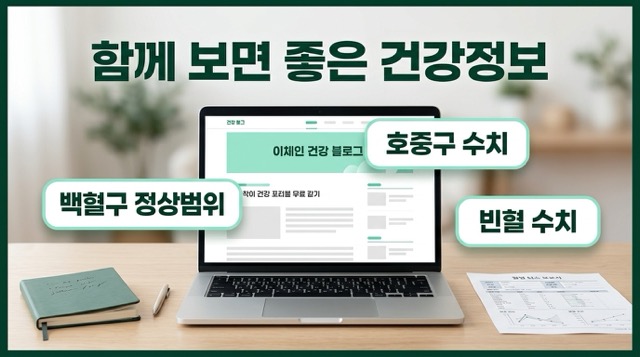 백혈구 수치 낮음 관련 건강정보 추가 읽기
