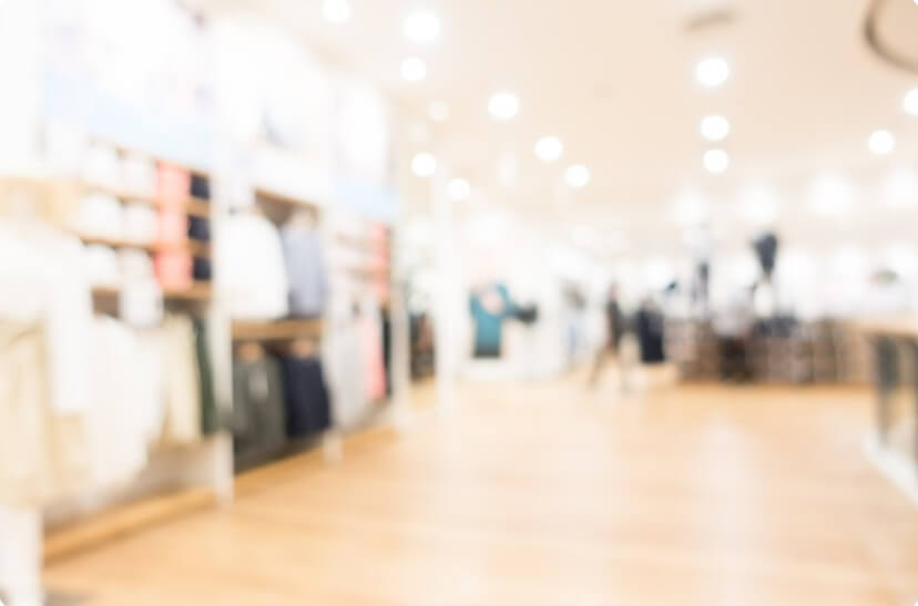 아울렛 실내 모습