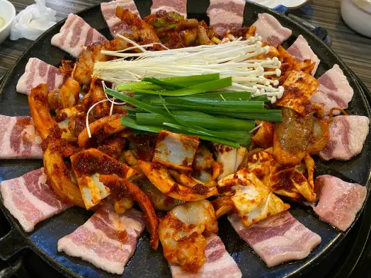 사당역맛집 오감쭈꾸미 쭈꾸미통삼겹살 2인분