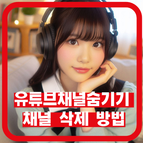 YouTube-채널-숨기기-삭제-방법